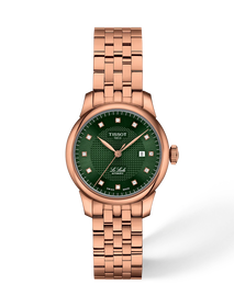 Front view of the watch Tissot Le Locle 29mm with shadow