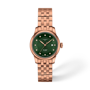 Front view of the watch Tissot Le Locle 29mm with shadow