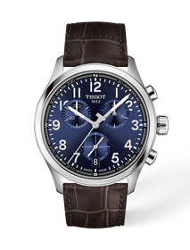 Front view of the watch Tissot Chrono L 42mm with shadow