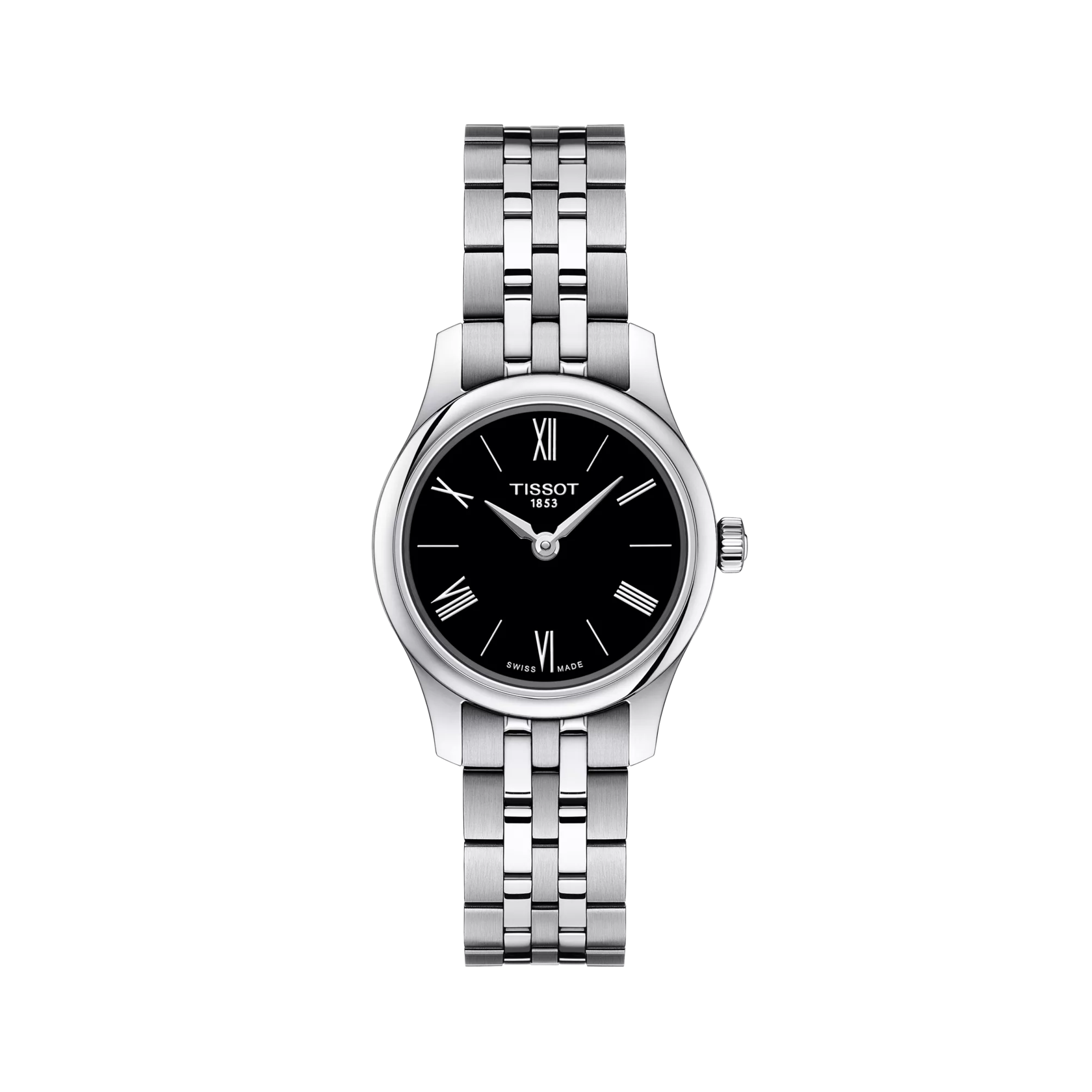 Front view of the watch Tissot Tradition 5.5 Lady