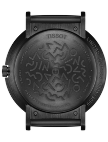 Back view of the watch case Tissot Heritage Memphis Gent