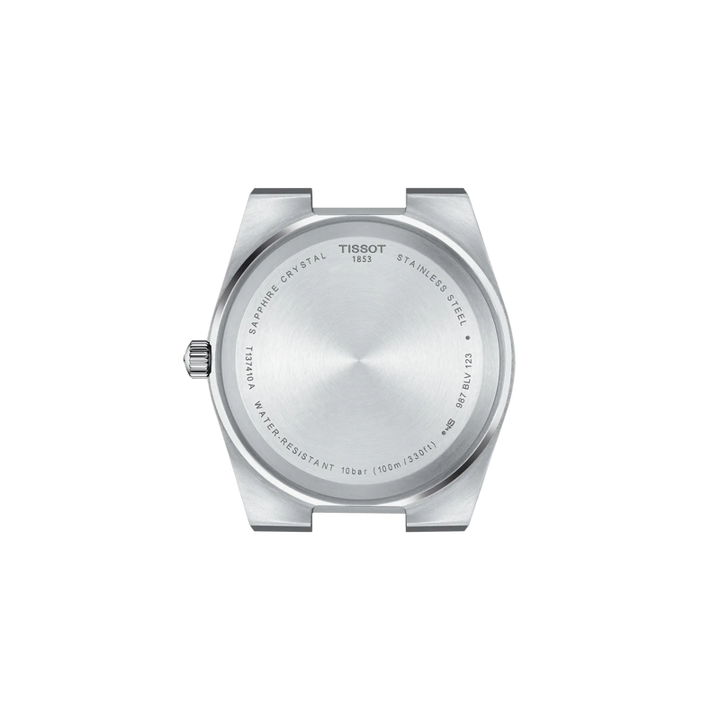 Back view of the watch case Tissot PRX 40mm