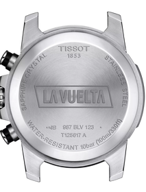 Back view of the watch case Tissot Supersport Chrono Vuelta Special Edition