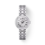 그림자가 있는 티쏘 벨리시마 26mm 시계의 전면 보기