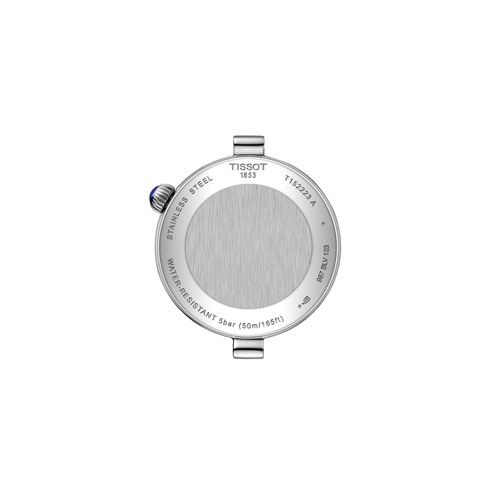 Back view of the watch case Tissot Desir 29.6mm