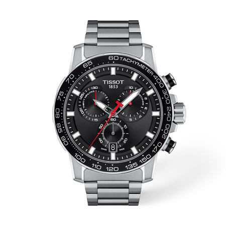 vista frontale dellorologio {0} con ombra