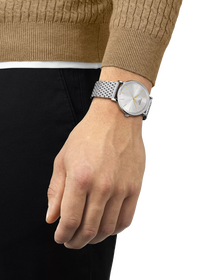 Simulaci&oacute;n del reloj Tissot Everytime 40mm en la mu&ntilde;eca