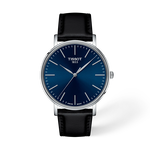 Front view of the watch Tissot Everytime 40mm with shadow
