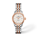 Front view of the watch Tissot Le Locle 25.3mm with shadow