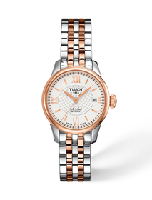 Front view of the watch Tissot Le Locle 25.3mm with shadow