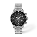 Front view of the watch Tissot Seastar 1000 38mm with shadow