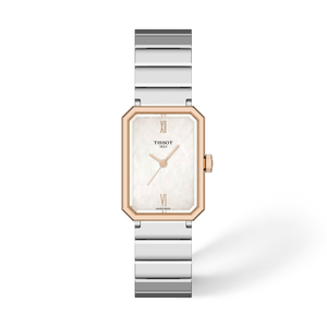 Front view of the watch Tissot SRV 30mm with shadow