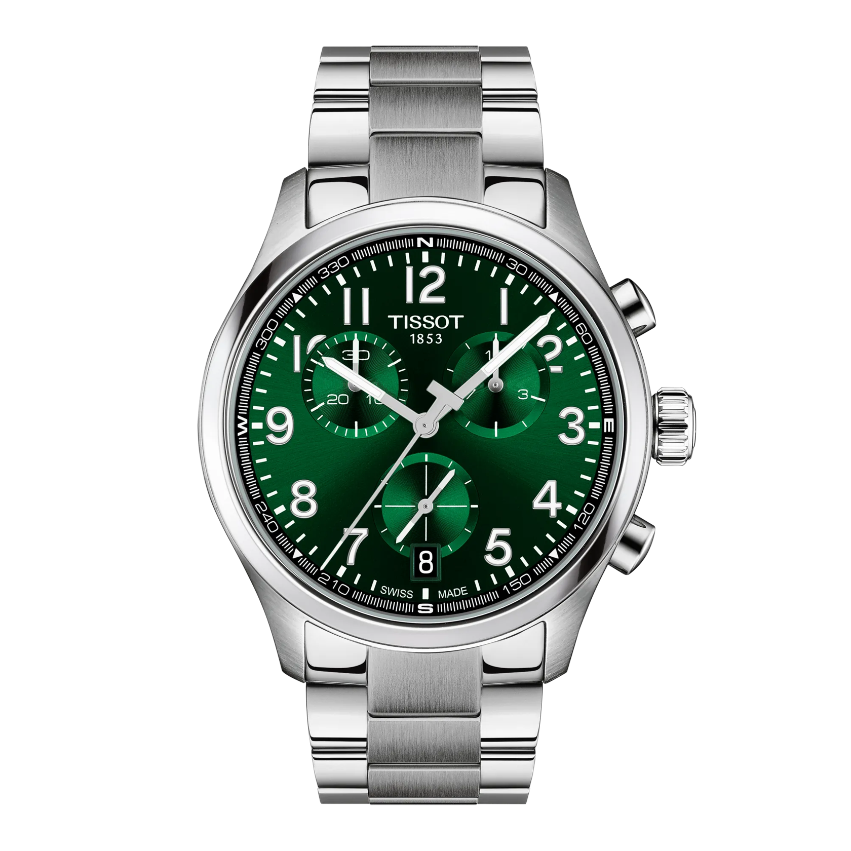 Front view of the watch Tissot Chrono L 42mm