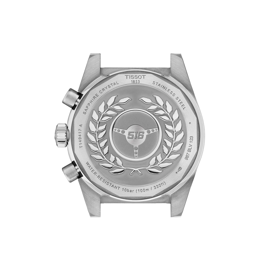 Rückansicht des Gehäuses der Uhr Tissot PR516 40mm