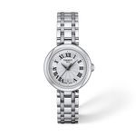 Vista frontal del reloj Tissot Bellissima 26mm con sombra