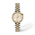 Vista frontal del reloj Tissot Desir 28mm con sombra