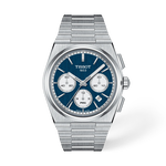 Front view of the watch Tissot PRX 42mm with shadow