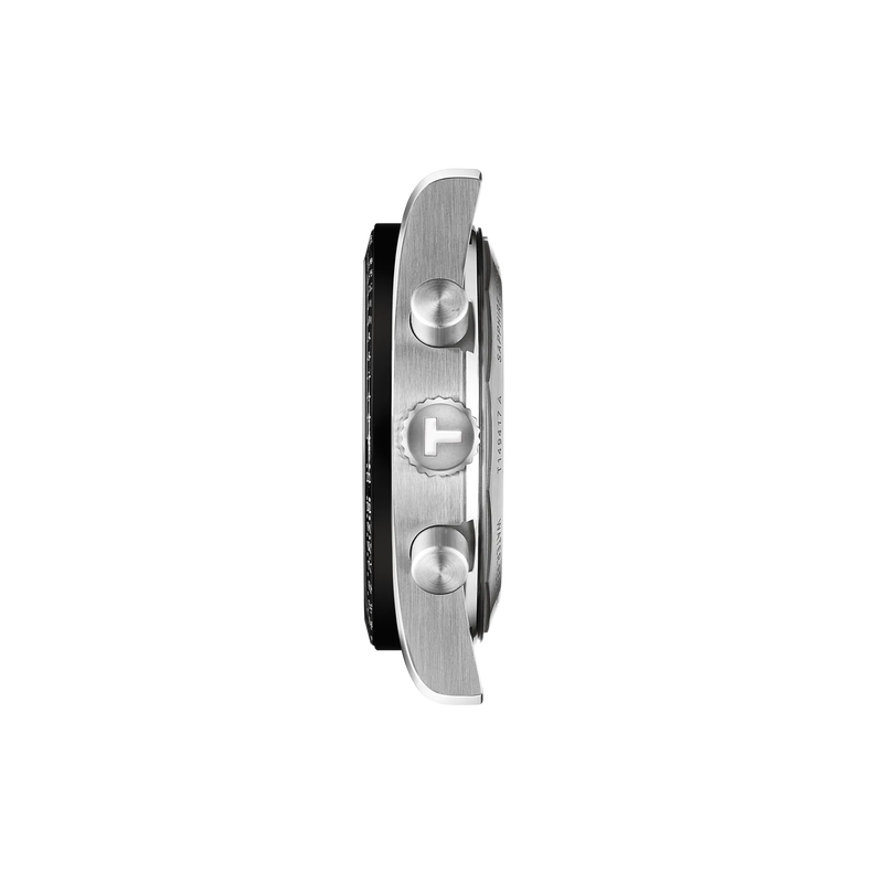 Profile view of the watch case Tissot PR516 40mm