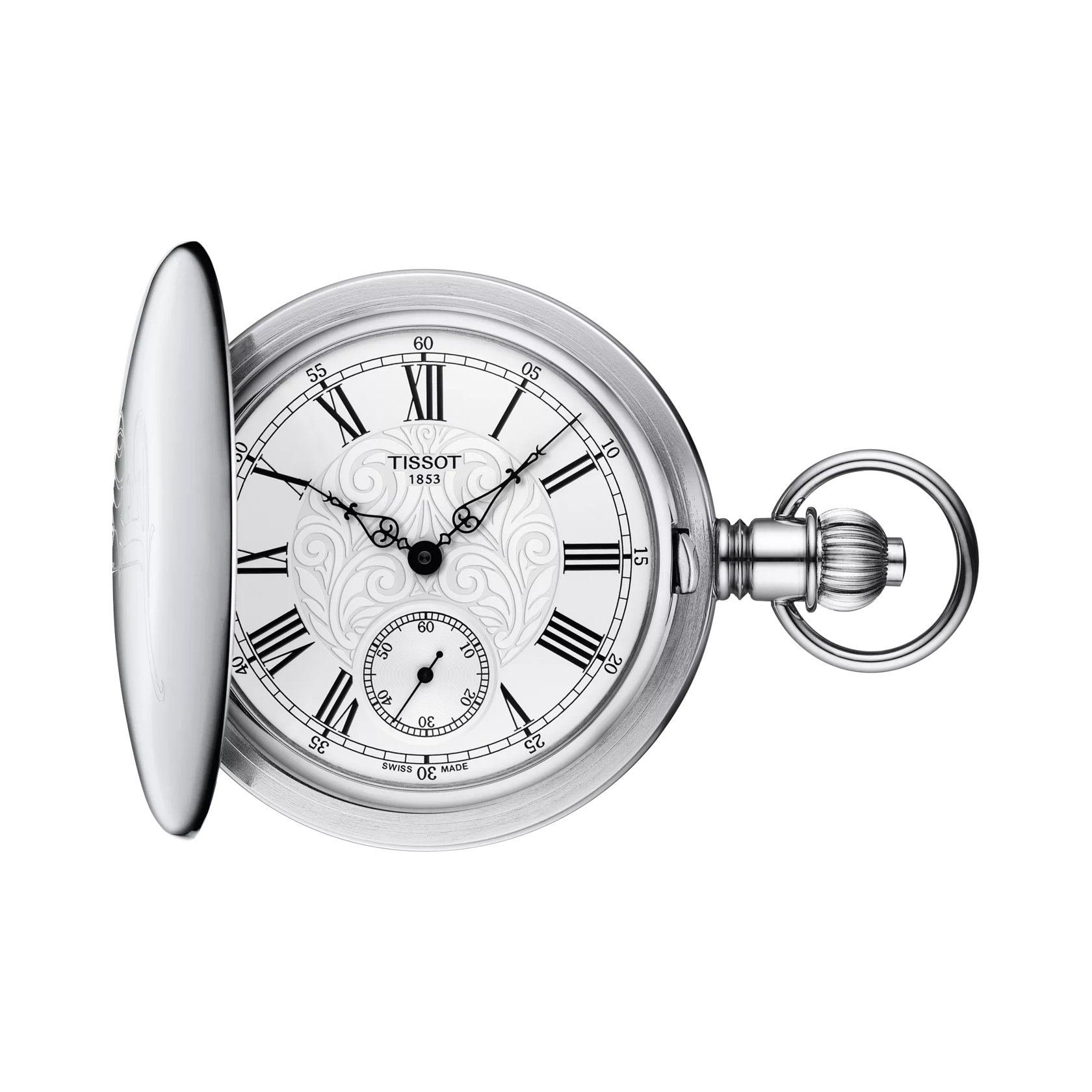 Vorderansicht der Uhr Tissot Savonnette Mechanical