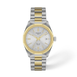 Front view of the watch Tissot PRC 100 Solar 34mm with shadow