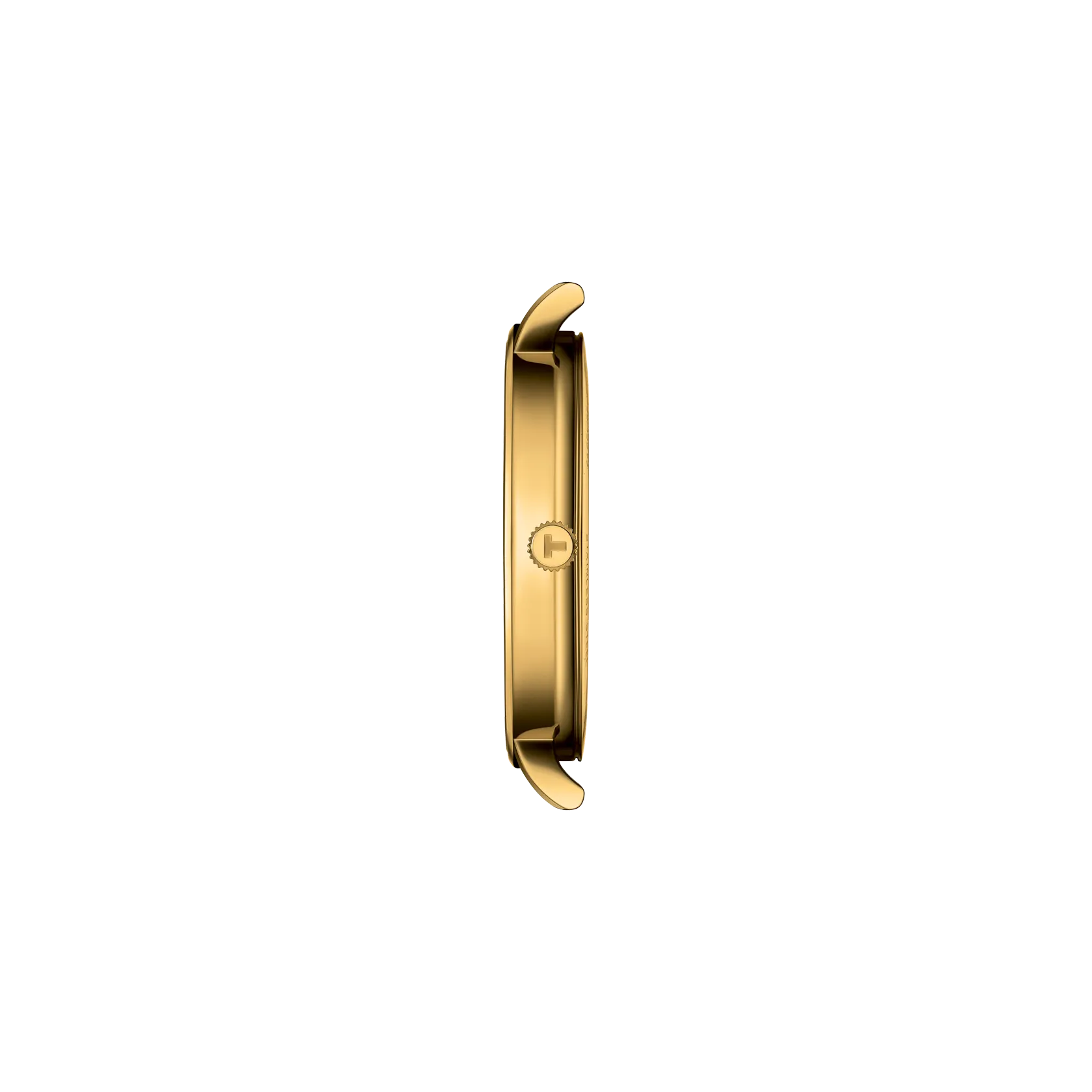 Profile view of the watch case Tissot Everytime 40mm