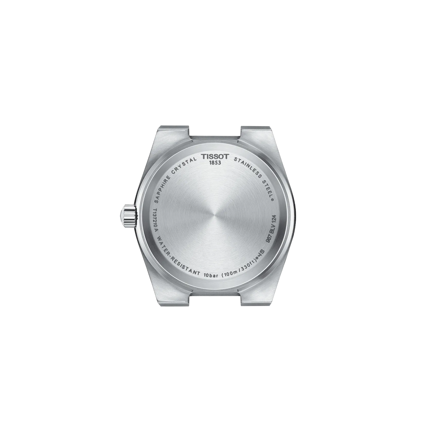 Back view of the watch case 天梭PRX系列35mm