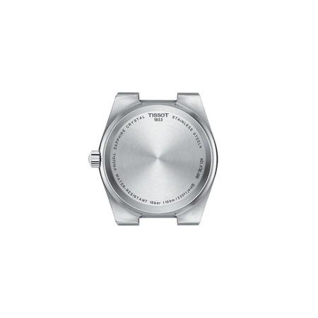 Back view of the watch case Tissot PRX 35mm