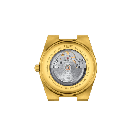 Back view of the watch case Tissot PRX 40mm