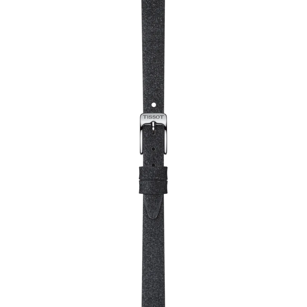 Zoom on Tissot Official Black Synthetic Strap Lugs 9 mm