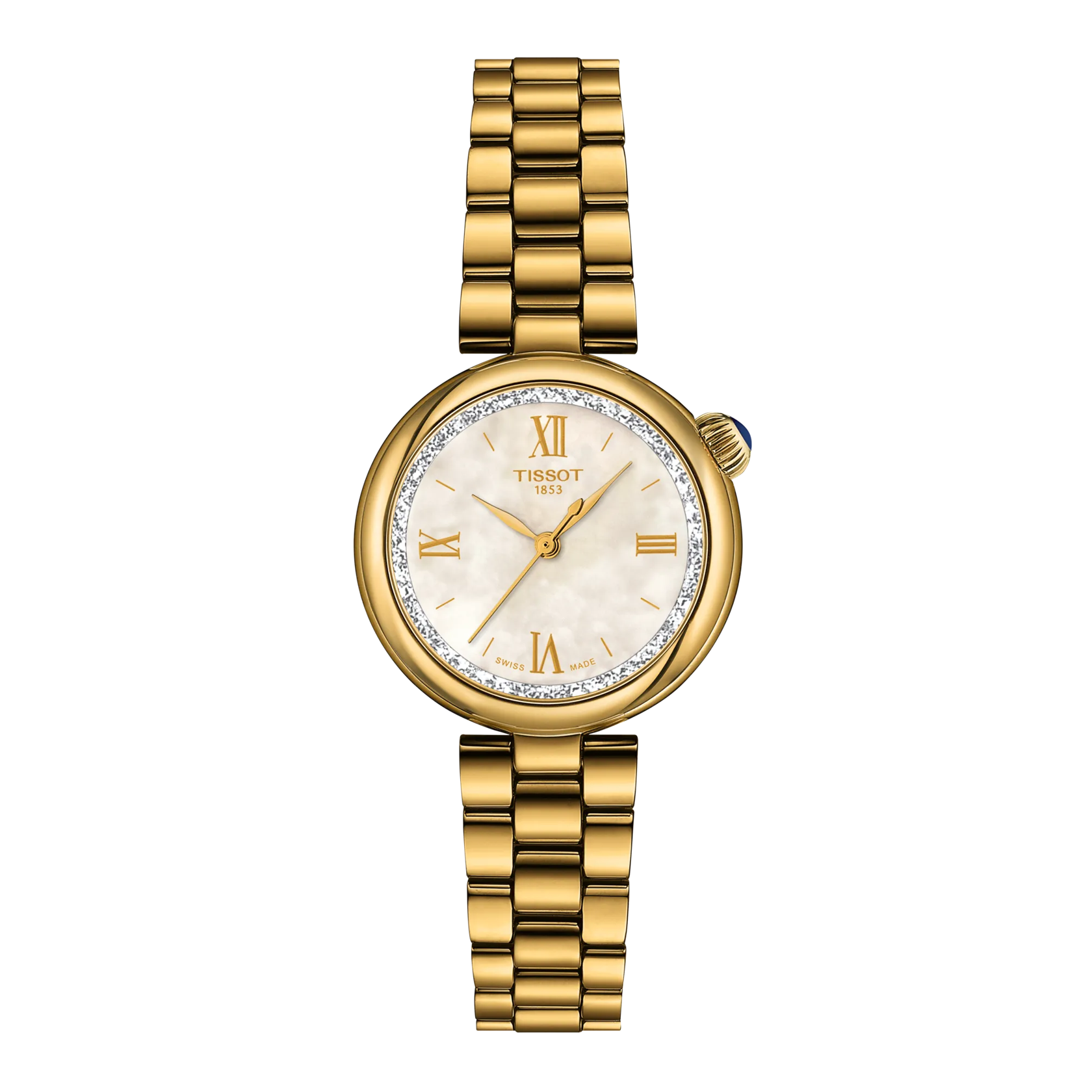Vue de face de la montre Tissot Desir 28mm