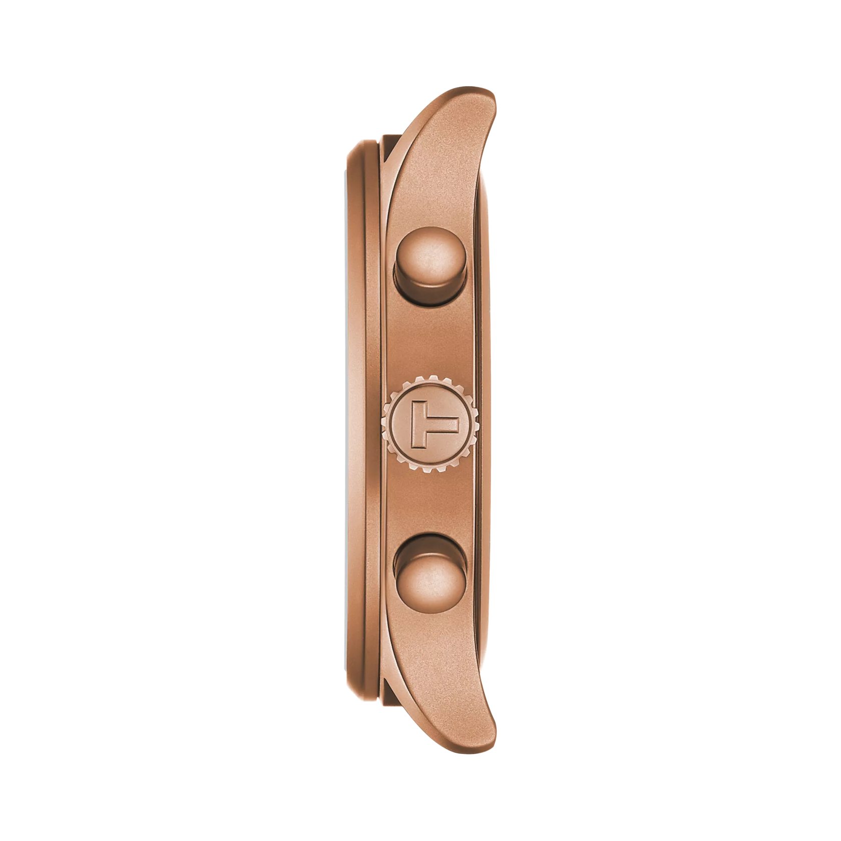 Profile view of the watch case Tissot Chrono XL 45mm