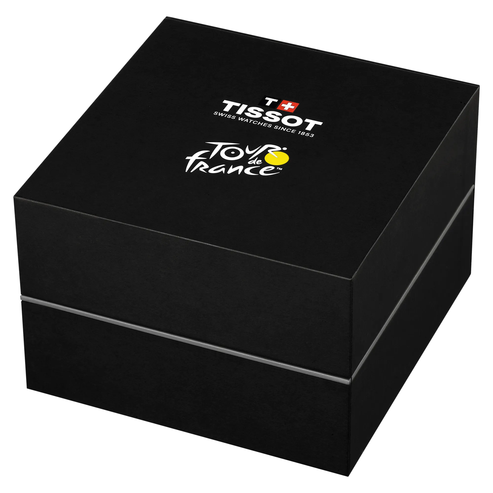 Vooraanzicht van het horloge Tissot PR 100 Tour de France 2026 40mm gesloten