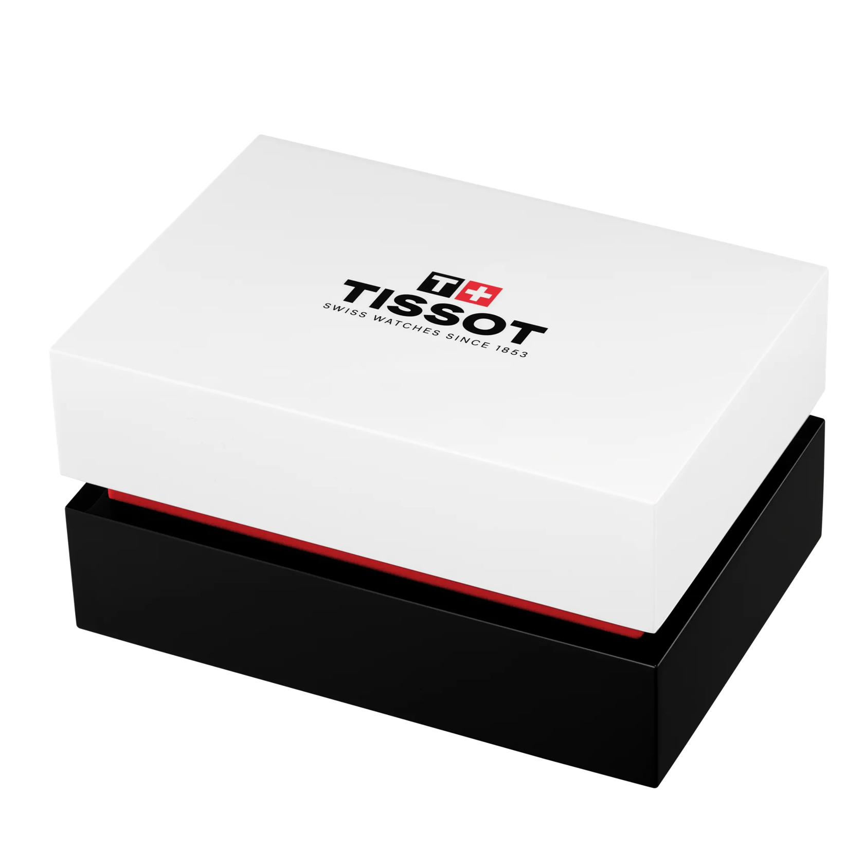 Front view of the watch Tissot PR 100 Ice Hockey 2026 40mm with opened