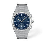 Front view of the watch Tissot PRX 42mm with shadow