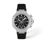 Front view of the watch 天梭競速系列38mm with shadow
