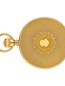 Back view of the watch case Tissot Savonnette 48.5mm