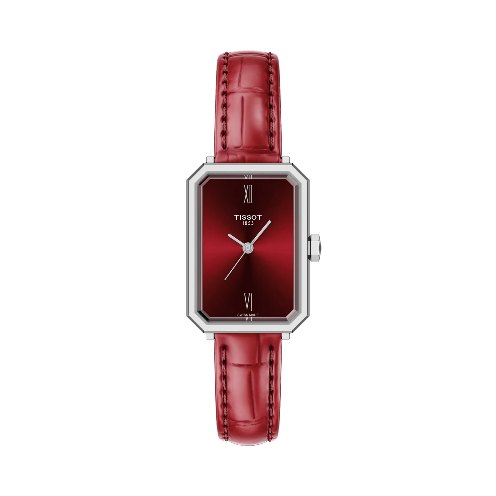 Front view of the watch Tissot SRV 30mm