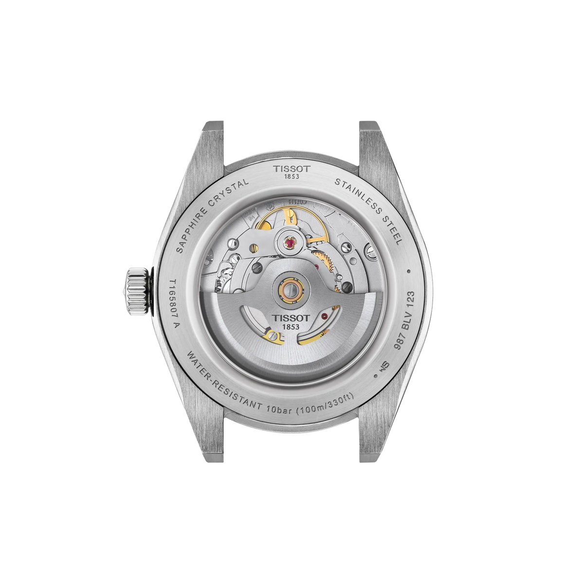 Мужские часы Tissot Gentleman 38 мм, цвет: Чёрный — фото 2