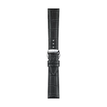 TISSOT グレー レザーストラップ 21mmの正面図