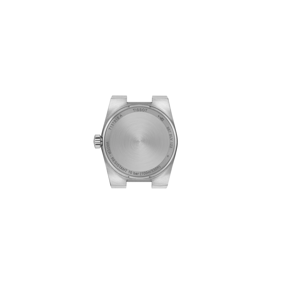 Back view of the watch case Tissot PRX 25mm