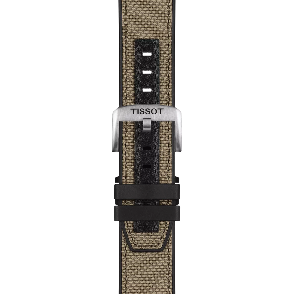 Zoom auf das Armband der Uhr Tissot T-Touch Connect Solar 47.5mm