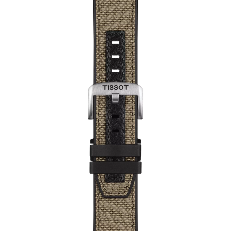 Zoom auf das Armband der Uhr Tissot T-Touch Connect Solar 47.5mm