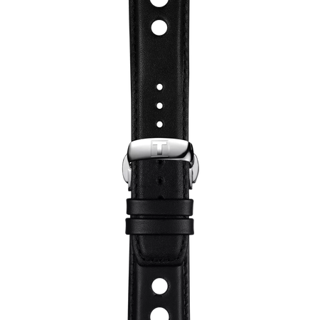 Zoom sobre Correa negra de piel oficial Tissot 20 mm
