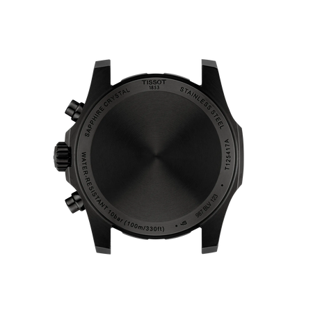 Back view of the watch case Tissot Supersport Chrono 42mm