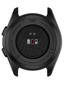 Back view of the watch case Tissot T-Touch Connect Sport 43.75mm