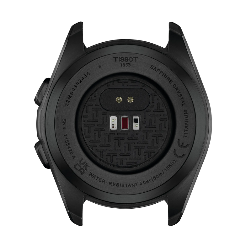Back view of the watch case Tissot T-Touch Connect Sport 43.75mm