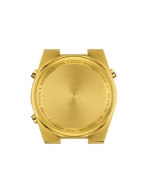 มุมมองด้านหลังของตัวเรือนนาฬิกา Tissot PRX Digital 35 mm