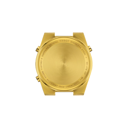 มุมมองด้านหลังของตัวเรือนนาฬิกา Tissot PRX Digital 35 mm