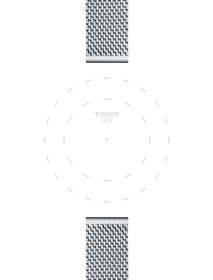 Focus on the lugs of Tissot Official Steel Milanais Bracelet Lugs 16 mm