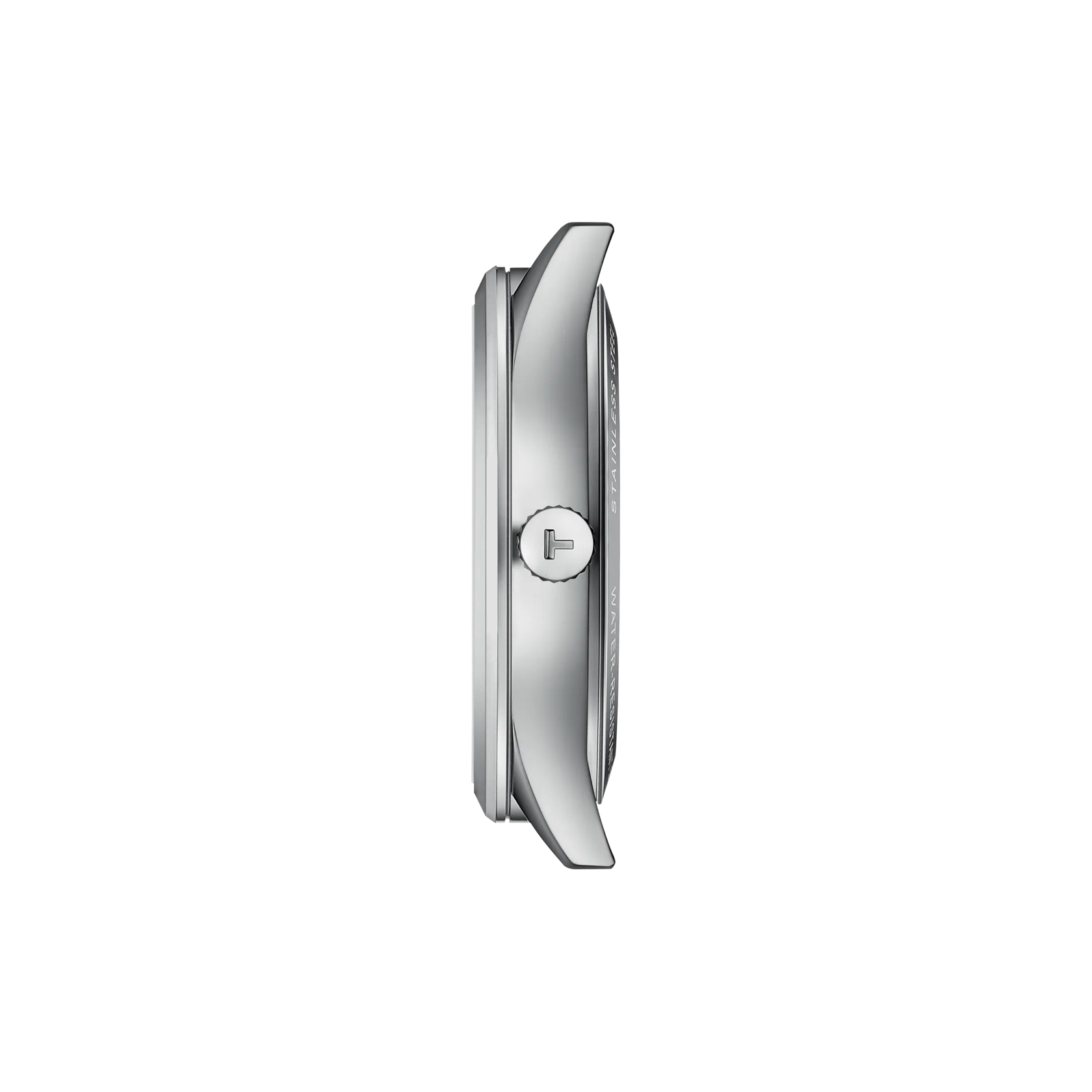 Profile view of the watch case Tissot Classic Dream 40mm